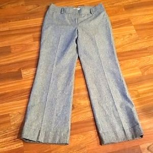 Ann Taylor Loft Wool Blend Wide Leg Trouse…